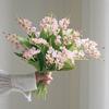 40cm Height Artifiical Flower Branch Flexible Stems Artificial Bellflowers  Desktop Ornament