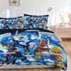 Dragonoid Evolutionary Lineage Print 3Pcs Bedding Setduvet Cover With 2 Bedropillowcase Home Birthday Gift