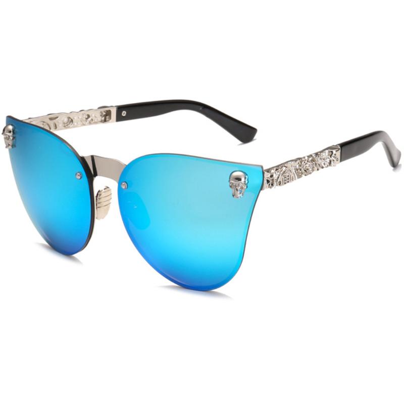 rimless mirrored sunglasses