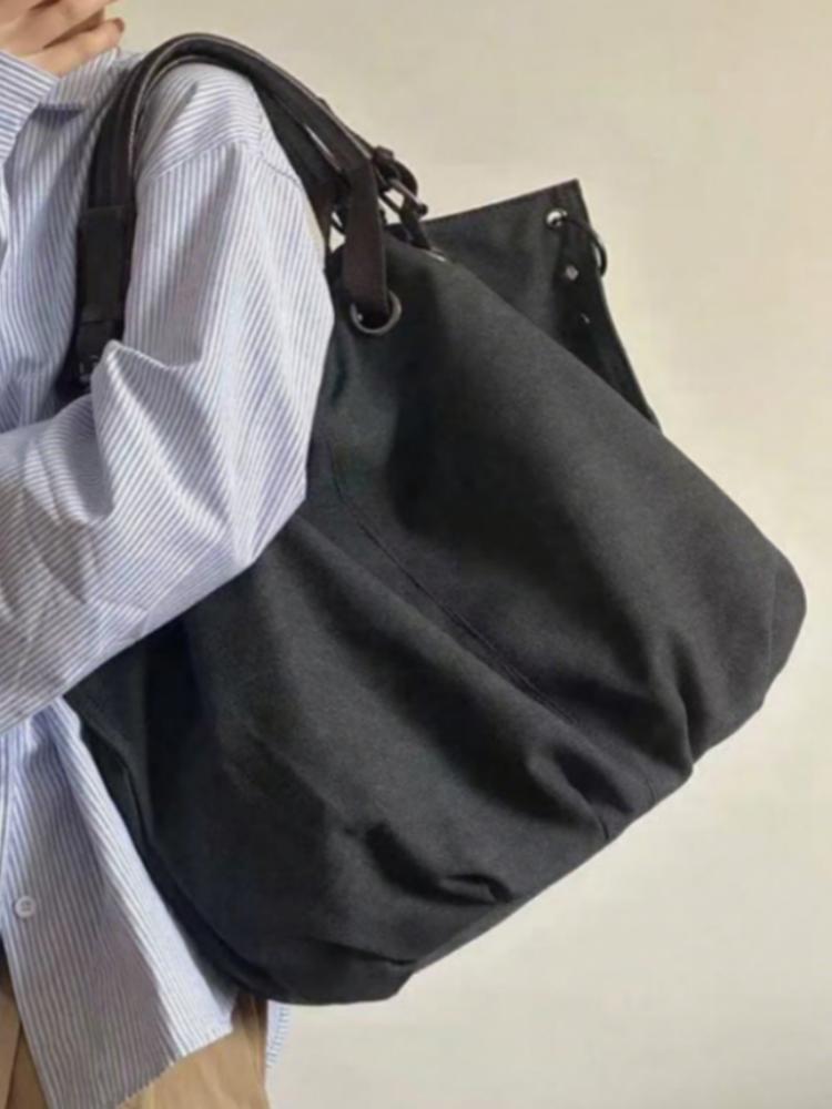 Bolso Mensajero Bolso de Lona Bolso Tote Bolsos de Mano para Hombre y Mujer para Desplazamiento Portátil de Hombro de Gran Capacidad Multifuncional Casual Retro