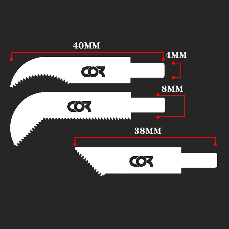 Mini Sag Mecha Modellbygging Modifikasjonsverktøy DIY Skjæreblad Buesag