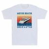 Captain Boating Son Of B*tch Vintage Pontoon Men T-Shirt Lover Funny Shirt Motor