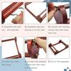 Wood Bead Weaving Tool Wood Beads Include Beads Threads Needle for Bracelets Necklaces
