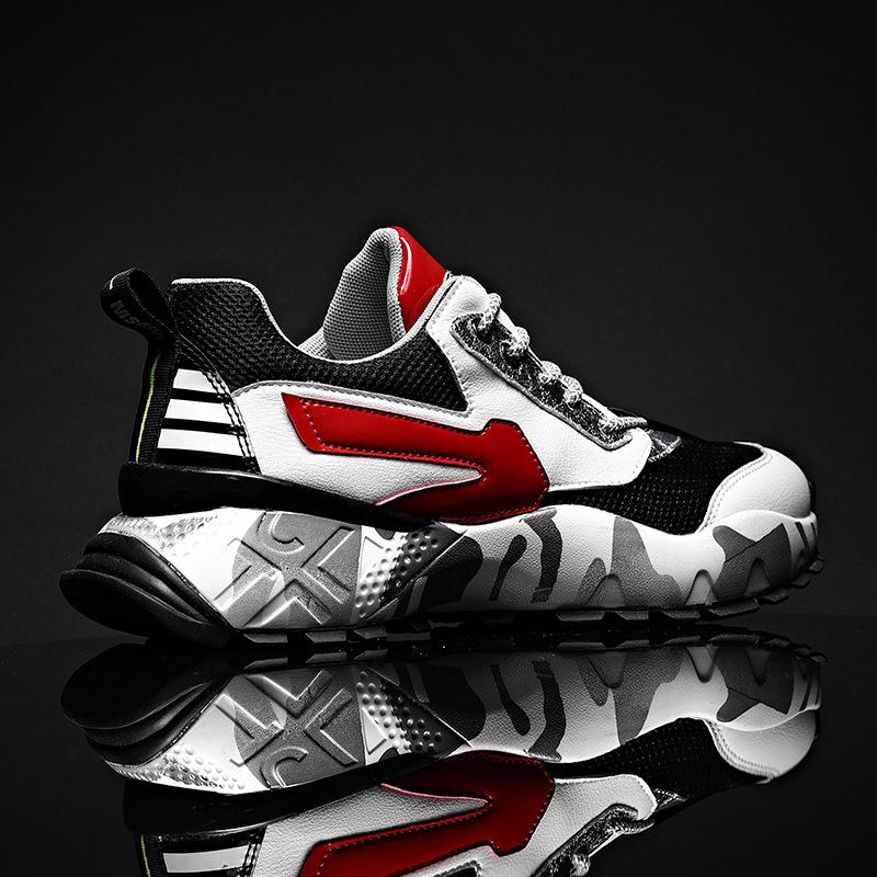 Mode 2024 Neue Heiße Trendige Herren Sportschuhe Herrenschuhe Atmungsaktives Mesh Trendschuhe Koreanische Version der Lauf-Freizeitschuhe