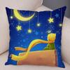 Little Prince Cushion Cover Decor France Anime Cartoon Print Pillow Case for Sofa Home Children Room Soft Plush Throw Pillowcase