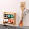 [FSC Product] TAKEMI Slim 3-Tier Bamboo Spice Rack (Kitchen Condiment Storage) - Stylish, Large Capacity, Slanted Condiment Rack for Tabletop Use