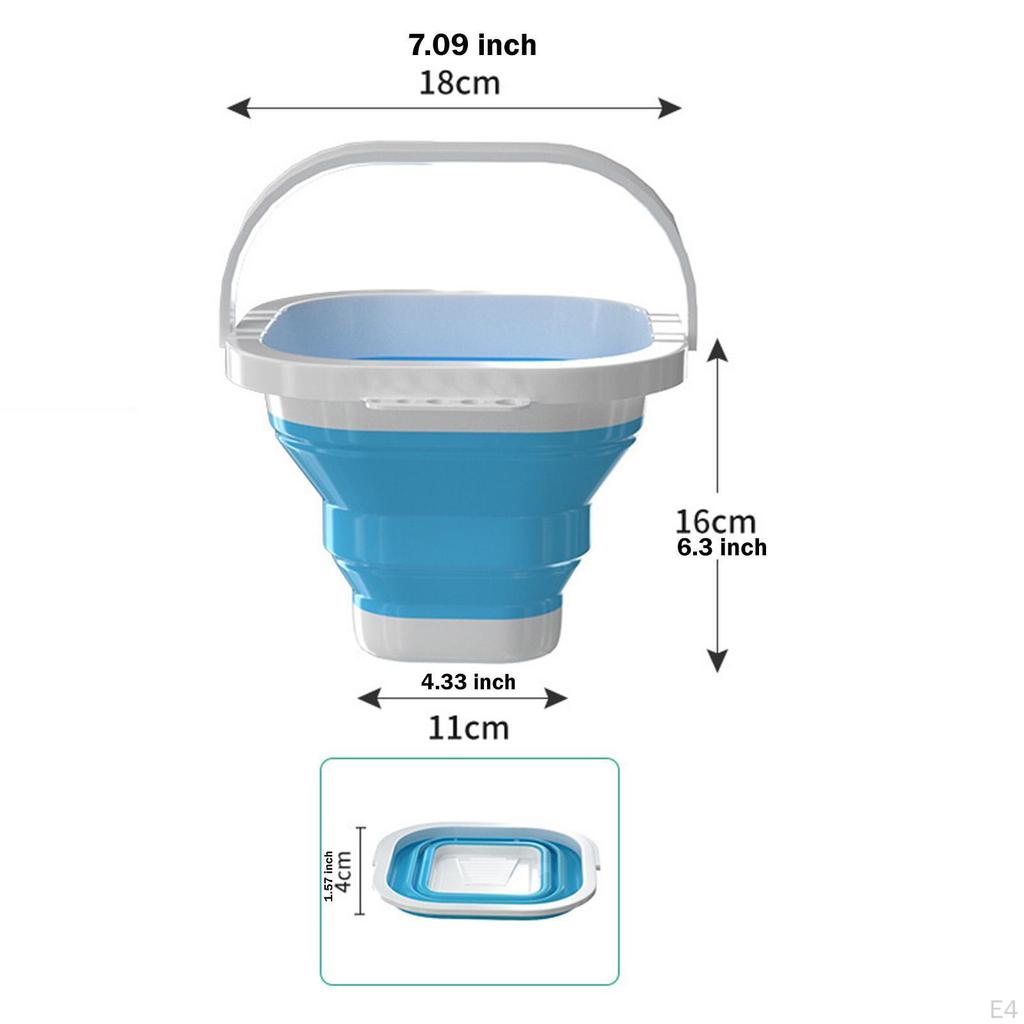 Faltbarer Eimer Autowaschwanne Platzsparend Mehrzweck Haushalt Wasserkrug Eimer zum Reinigen