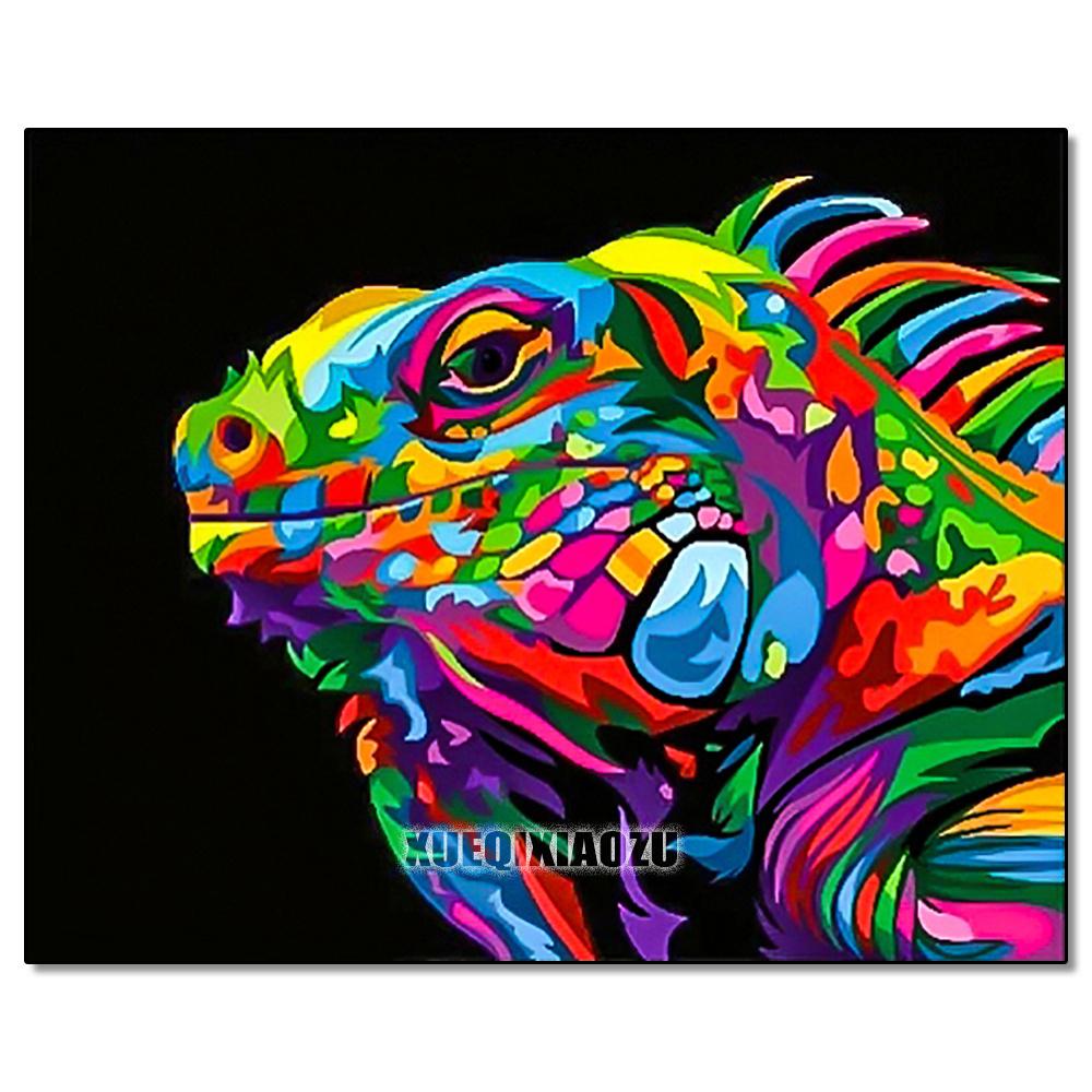 Peinture au Diamant 5D DIY Animaux Lion Chat Tigre Kit de Point de Croix Broderie Diamant Ronde Complète Mosaïque Artistique Image de Strass