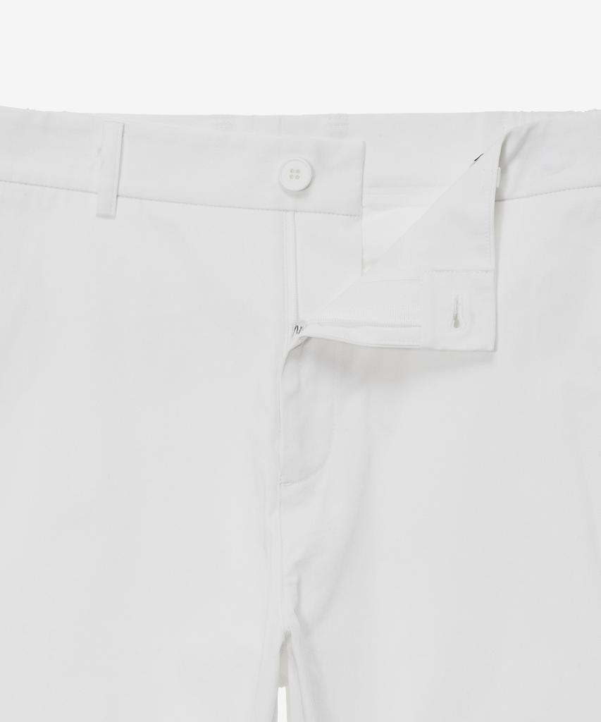 MINDBRIDGE Loose Tapered White Elastic Pants