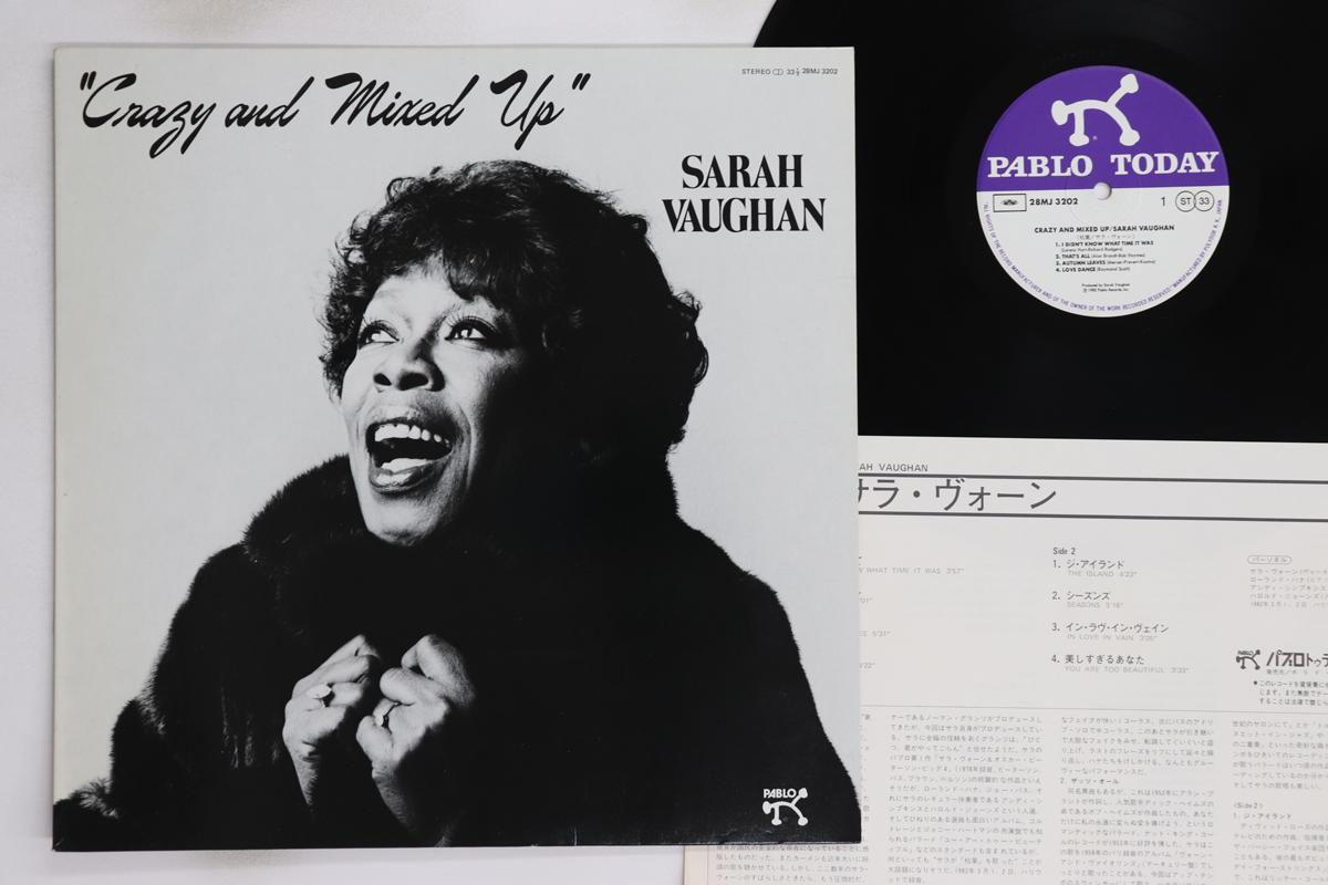

LP Record SARAH VAUGHAN - Crazy & Mixed Up 28MJ3202 PABLO TODAY 1982 Japan Jazz Used