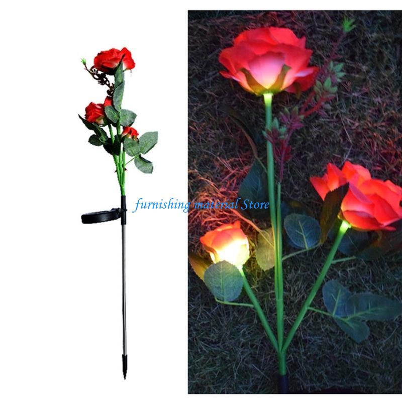 Y5GD Solar Outdoor Garden Lights 1 PC Waterproof LED Flower Stake Lights Solar Lights