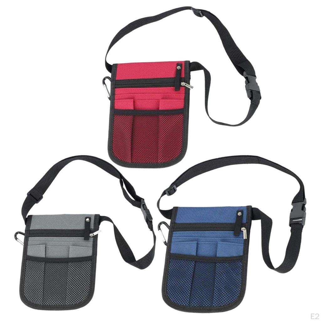 Nursing Waist Bag Pouch Fanny Pack Belt Oxford Fabric Durable Utility