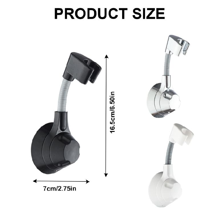 Shower Holder for Handheld Heads Wall Mounted Support with Stable Grip easy installs Showerhead Stand Showerhead Rack