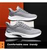 2025 Men's Black Breathable Mesh Running Shoes - Odor-Resistant Casual Lightweight Sneakers