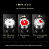 Kitchen Timer, 60-Minute Countdown, MechanicalMagnetic Timer Not Required, Stainless Steel, Countdown Timer for School, Classroom, Education,
