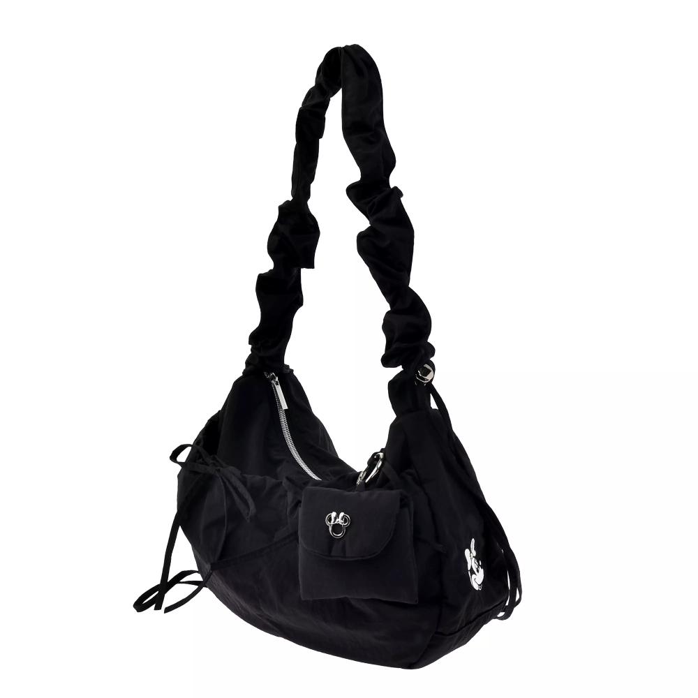 Disney Minnie Shoulder Bag with Pouch and Ribbon Softy Design Casual Bag NEW
