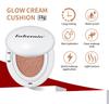 Glow Cream Cushion Foundation Hydrating 24H Long Lasting Moisturizer Natural Light Coverage Radiant Skin Finish Daily Portable Face Makeup Cosmetic