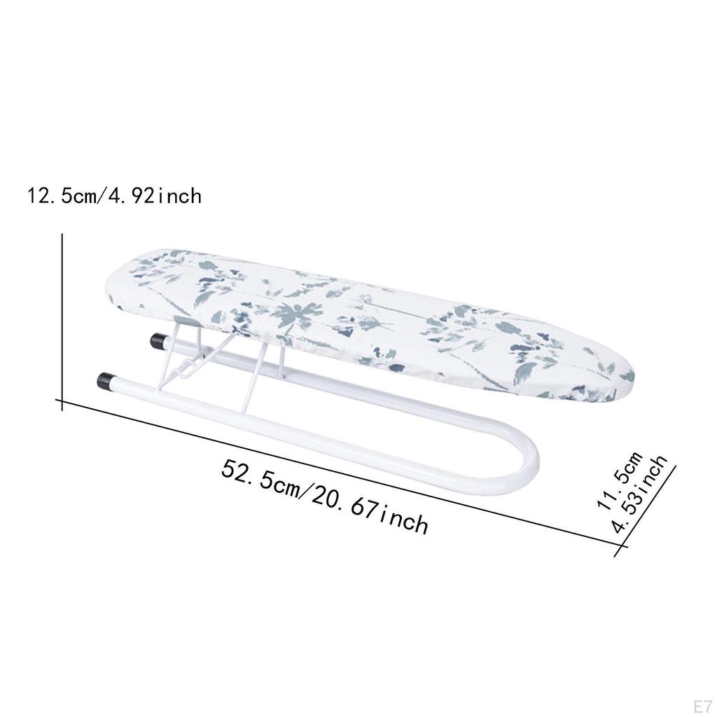 Foldable Ironing Board Portable Compact Stable Tabletop Space Saving