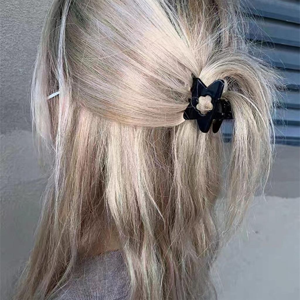 Star Hair Clips Sweet Hollow Star Hair Claw Barrettes Hair Catch Clamps Daily Wearing Party Accessories for Womens Girls