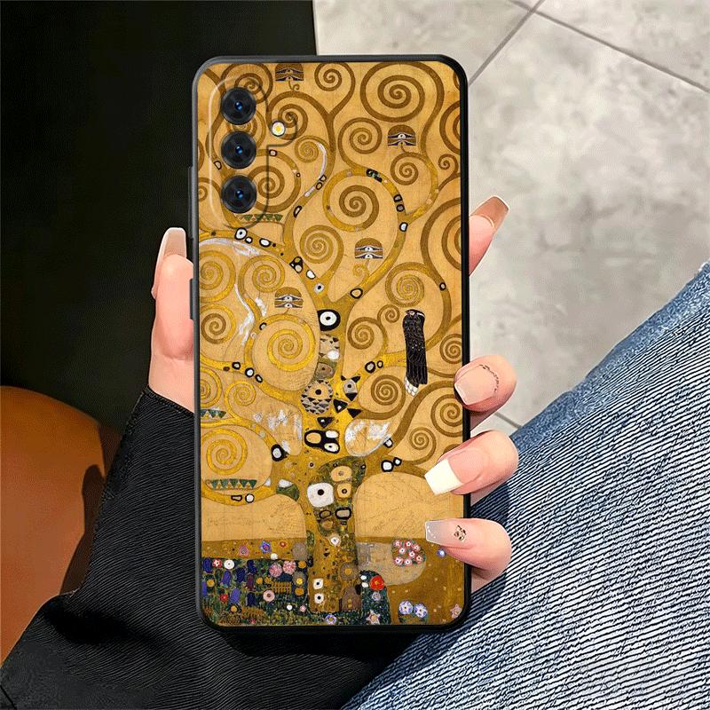 Kiss By Gustav Klimt Art Soft Phone Case for Samsung A17 A37 A57 A16 A26 A36 A56 A15 A25 A35 A55 A14 A24 A34 A54 A13 A23 A33 A53
