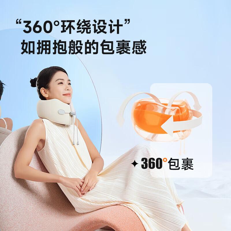 REBORU Portable Neck Massager Pillow with Heat