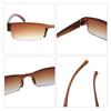 Mode Lesebrille Klassisch Business Ultraleicht Herren Damen Halbrand Alterssichtige Brille +100 +150 +200 +205 +300 +350 +400
