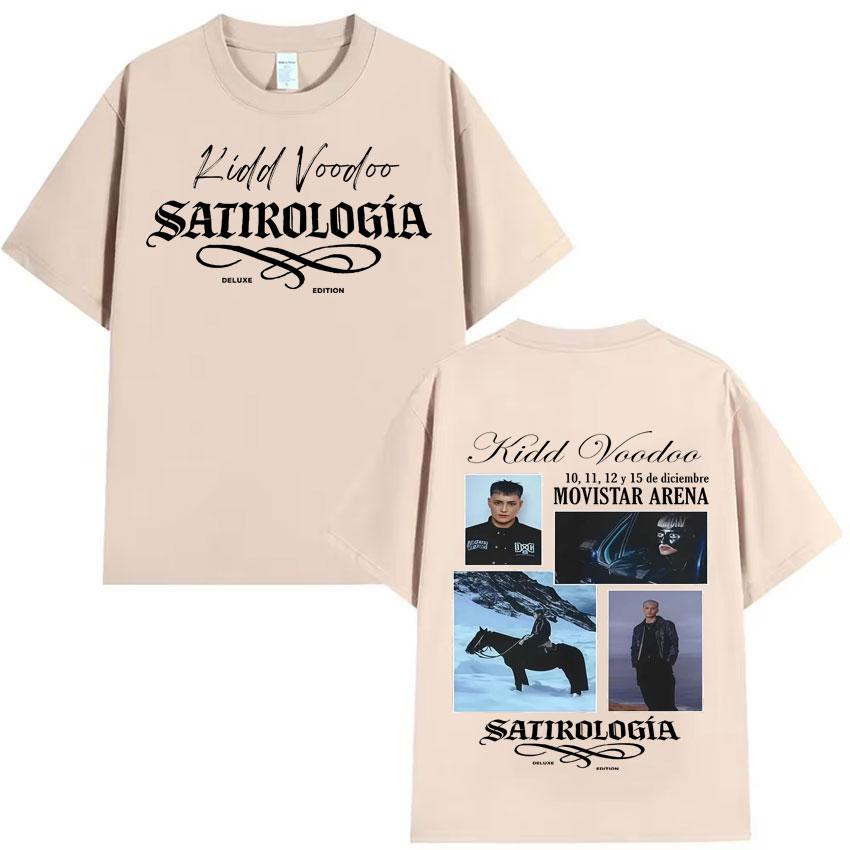 Kidd Voodoo Satiro Tour 2025 Fashion Oversized Tee Shirts Summer Mens Women Clothing Harajuku Crewneck Cotton Tshirt Teenagers