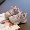 Children's 2025 autumn new soft-soled non-slip sneakers mesh breathable boys and girls dad shoes
