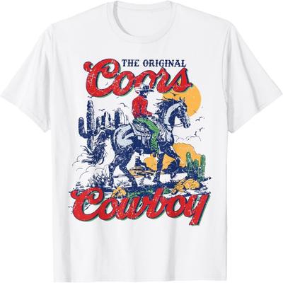 Pertmunsv Vintage L'Original Coor Cowboy Howdy Western Country T-Shirt