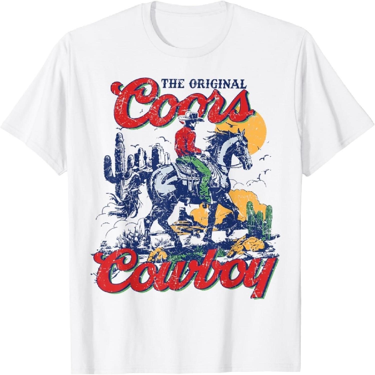 Pertmunsv Vintage The Original Coor Cowboy Howdy Western Country T-Shirt XXXXXL белый