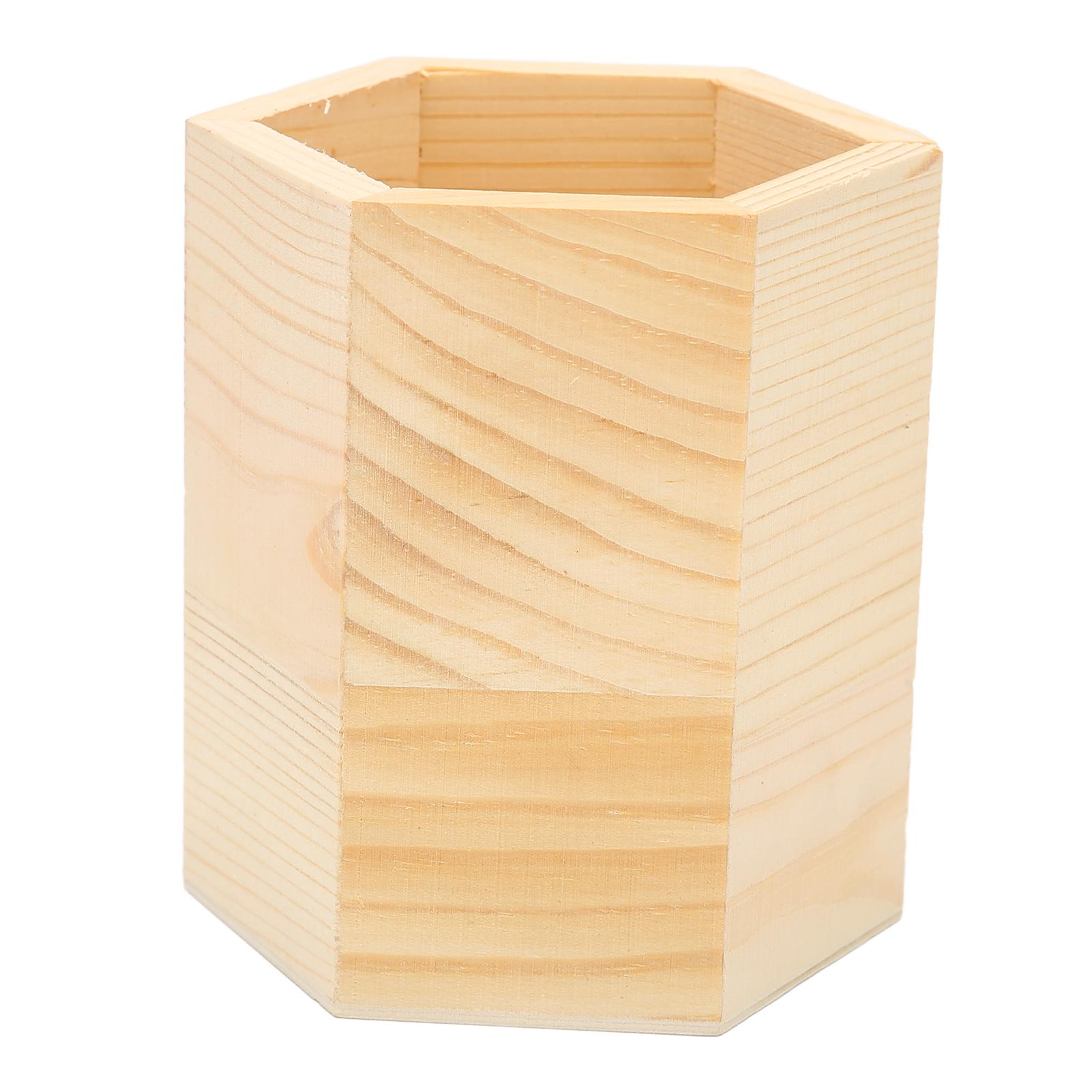 

Makeup Brush Holder Wood Cosmetic Brush Storage Organizer Nail Art Tool for Manicure Art Use