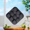 Silicone Ice Cube Tray with Lid Whiskey Diamonds Heart Rose