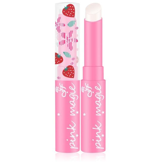 Femei Beauty Strawberry Lip Balm Ruj magic care schimbă culoarea temperaturii