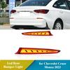 DRL for Chevrolet Cruze Monza 2019-2024 Led Rear Bumper Light Reflector Fog Lamp Modified Dynamic Turn Singal Driving Brake Lamp