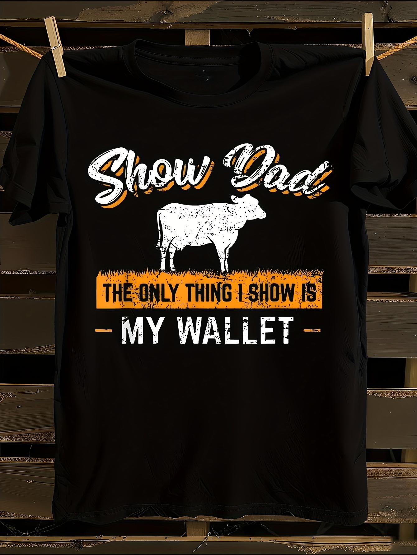 s Funny Livestock Show Dad T-shirt XL
