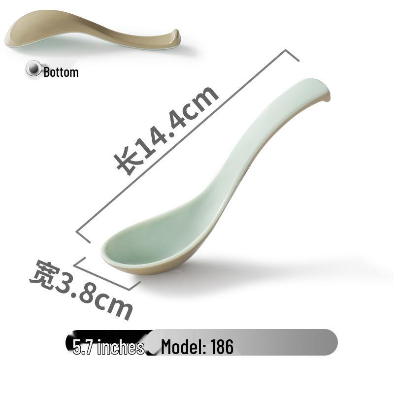A5 Melamine Porcelain-Style Dessert Bowls: Creative Double-Ear Set for Sweets, Soup, Shaved Ice, and Snacks