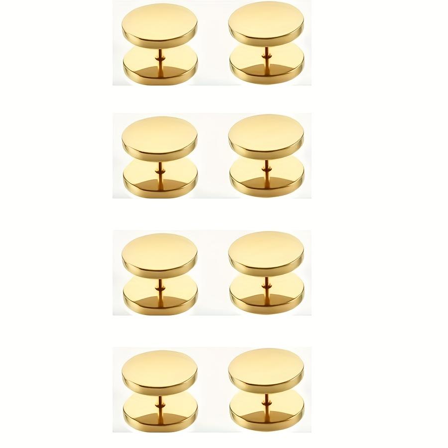 8PCS Spiral Snap Buttons, 3 Colors No Sew Detachable Clips for Cardigan Sweater, Fashion Decorative Tightening Gift