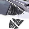 Rifoda for New Camry Window Louvers Air Vent Scoop Shades Cover Blinds Fit for Toyota Camry 2025 2026 Rear Side Window Louvers Decoration Trims ABS