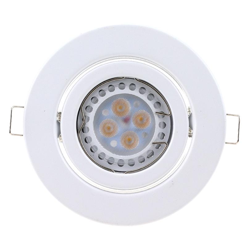 2/6/10PCS New Design GU10 Socket Recessed Aluminum Frame MR16 Base Spotlight Fitting No Adjustable MR16 GU10 Bulb Trims Fixture