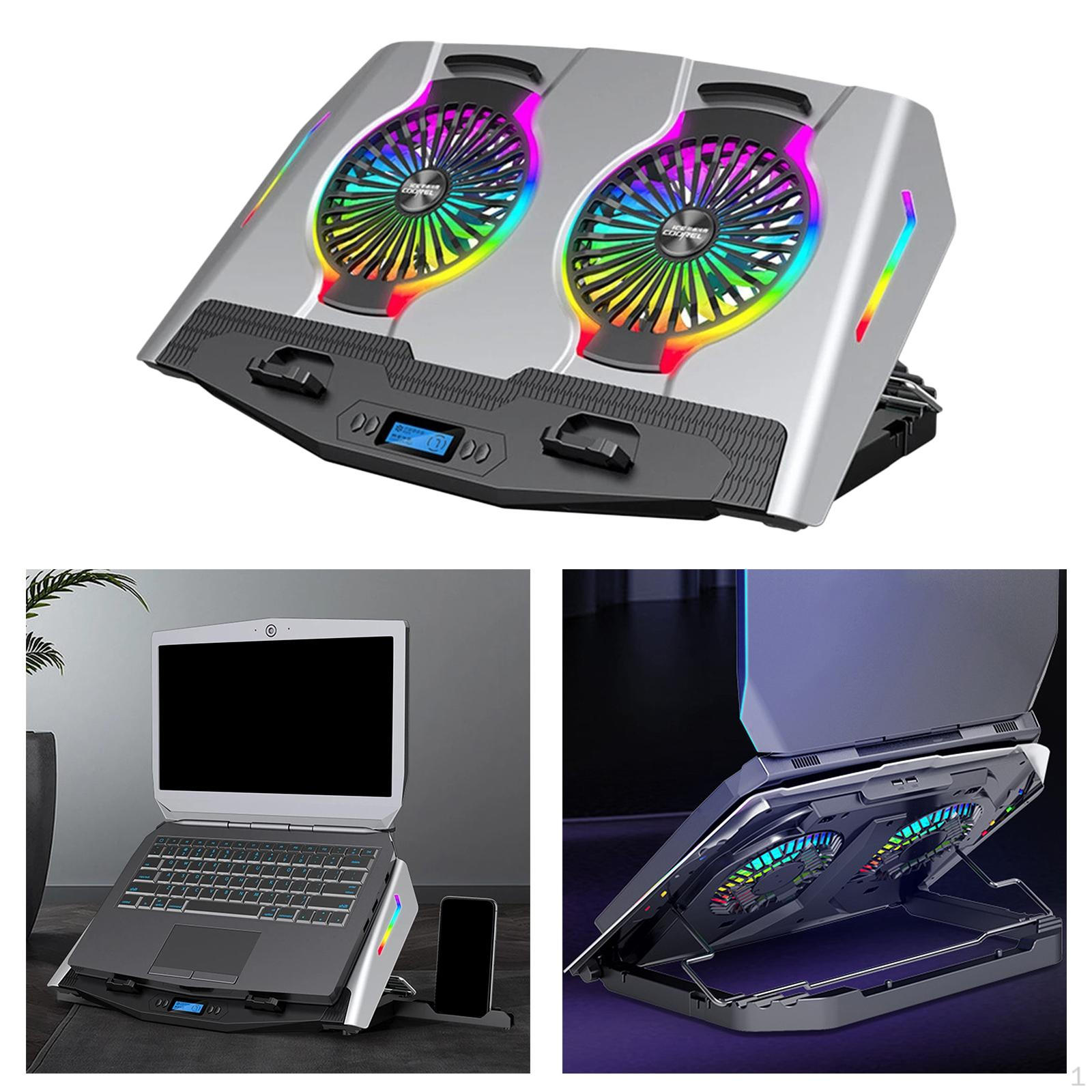 Adjustable Laptop Table Computer Stand, Notebook Stand Holder with Cooling Fan