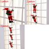 New Cute Window Decor Party Ornament Climb Ladder Doll Santa Claus Xmas Ornaments