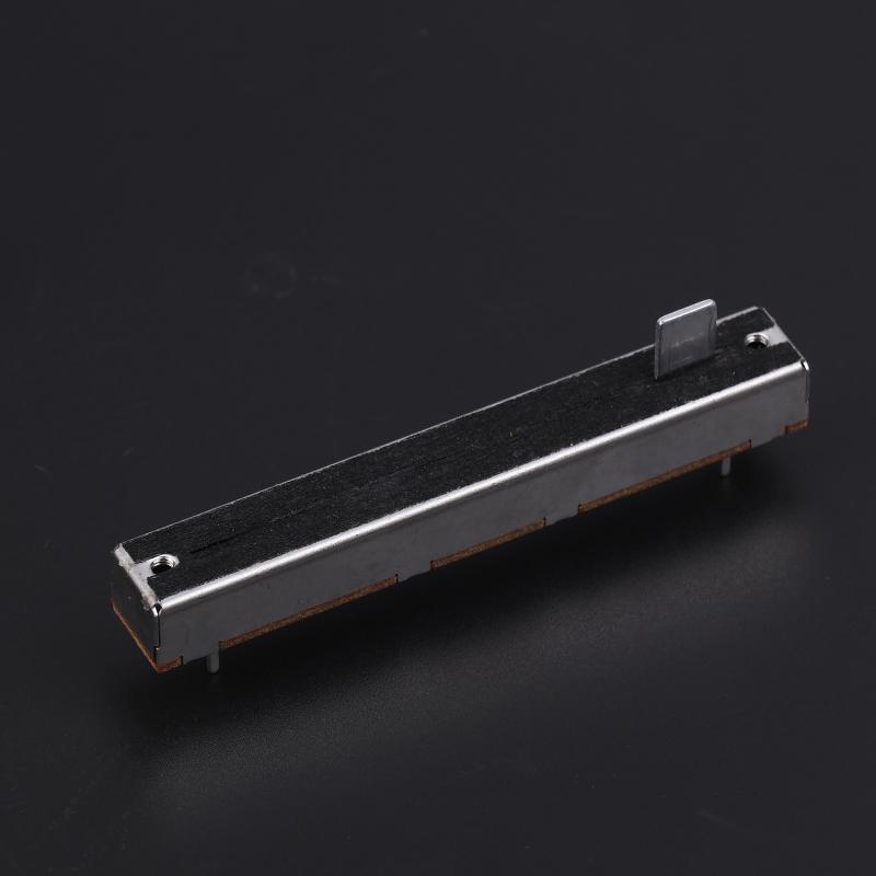 New 88mm 3-Pin Single Potentiometer A10K B10K Straight Slide Potentiometer Mono Channel Mixer Fader Stroke 6MM