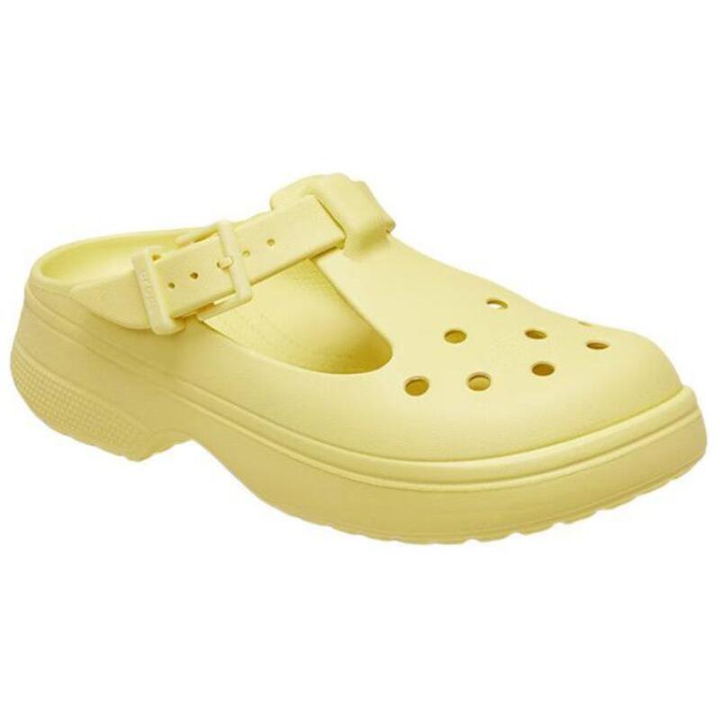 Crocs Classic Mary Jane EVA Lightweight Foot Pull Hole Shoes Women's Yellow