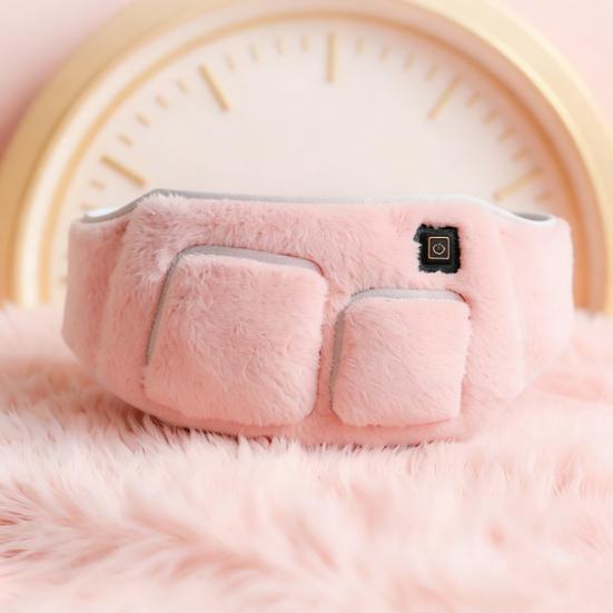 Heating Waist Belt for Women Adjustable Electric Heated Strap 3 Temperature Settings Portable Heat Pad for Back Abdomen Relaxation