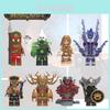 High-quality Plastic Building Blocks Toy Evil Dwarf Mechanical Virus Soldier Diy Small Granules