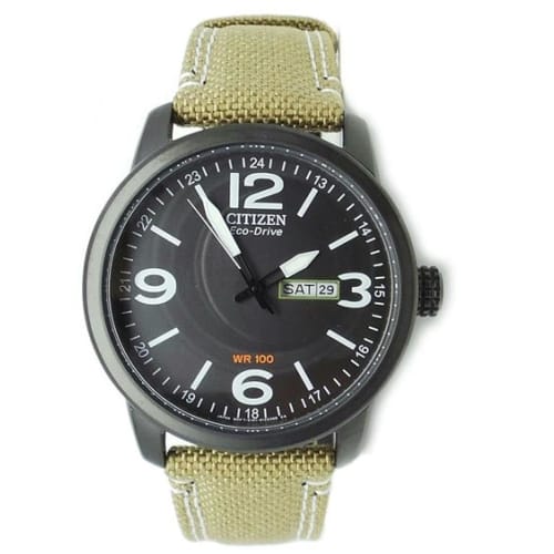 

Citizen Аналоговые BM8476-23E, Черный/Бежевый, Ремешок