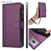 Zipper Leather Case For Iphone SE 2 3 4 2020 2022 2024 X XS XR 6 6S 7 8 Plus 11 12 Mini Pro Max Wallet Cover Casing