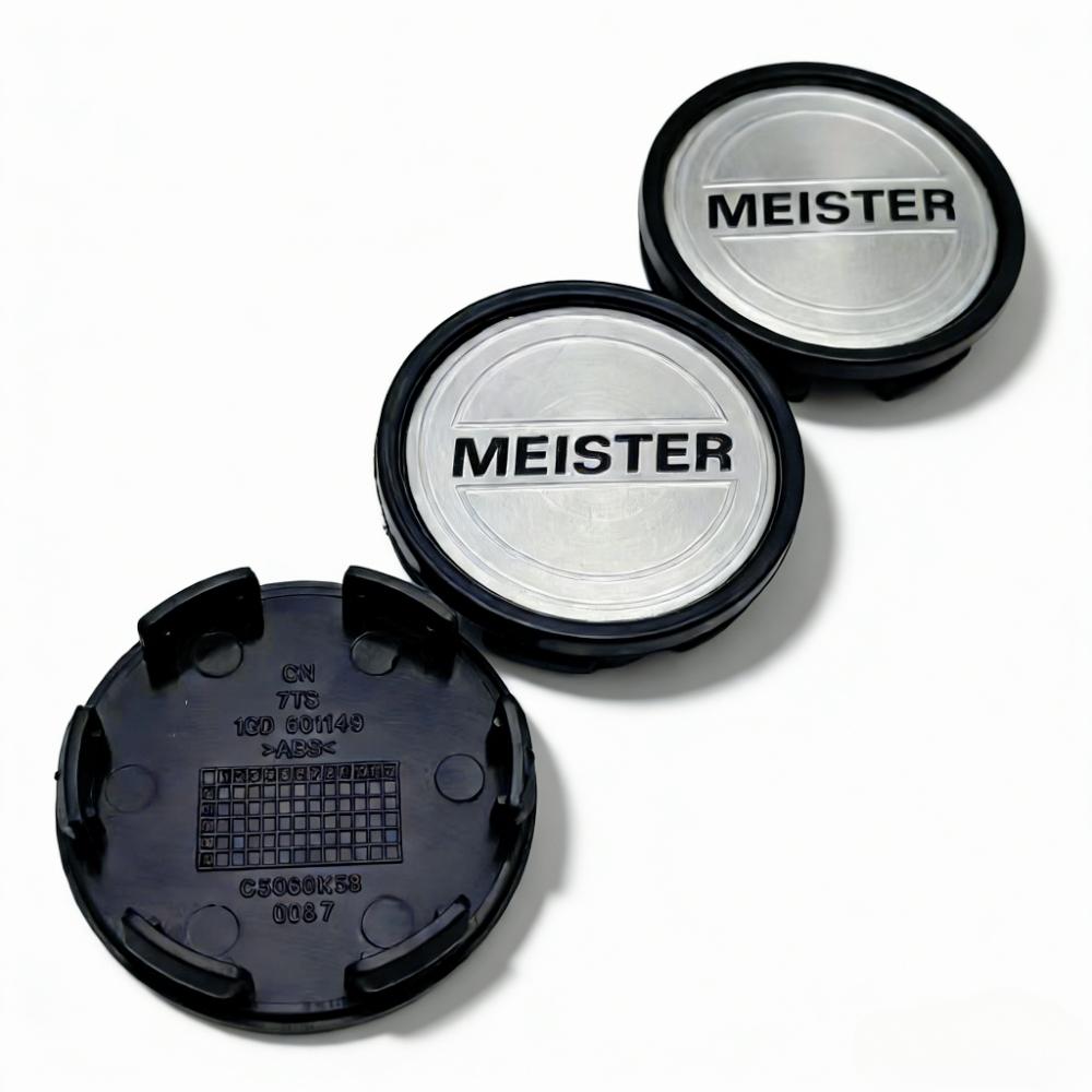 4pcs JDM W WORK MEISTER Logo Emblem Car Wheel Center Caps 58MM Clips 53MM Wheels Hub Cap Rim Hubcaps Dust Cover Car Accessories