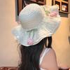 Wide Brim Straw Hat Tulip Sunscreen Hat Fashion Sunshade Hat  Summer