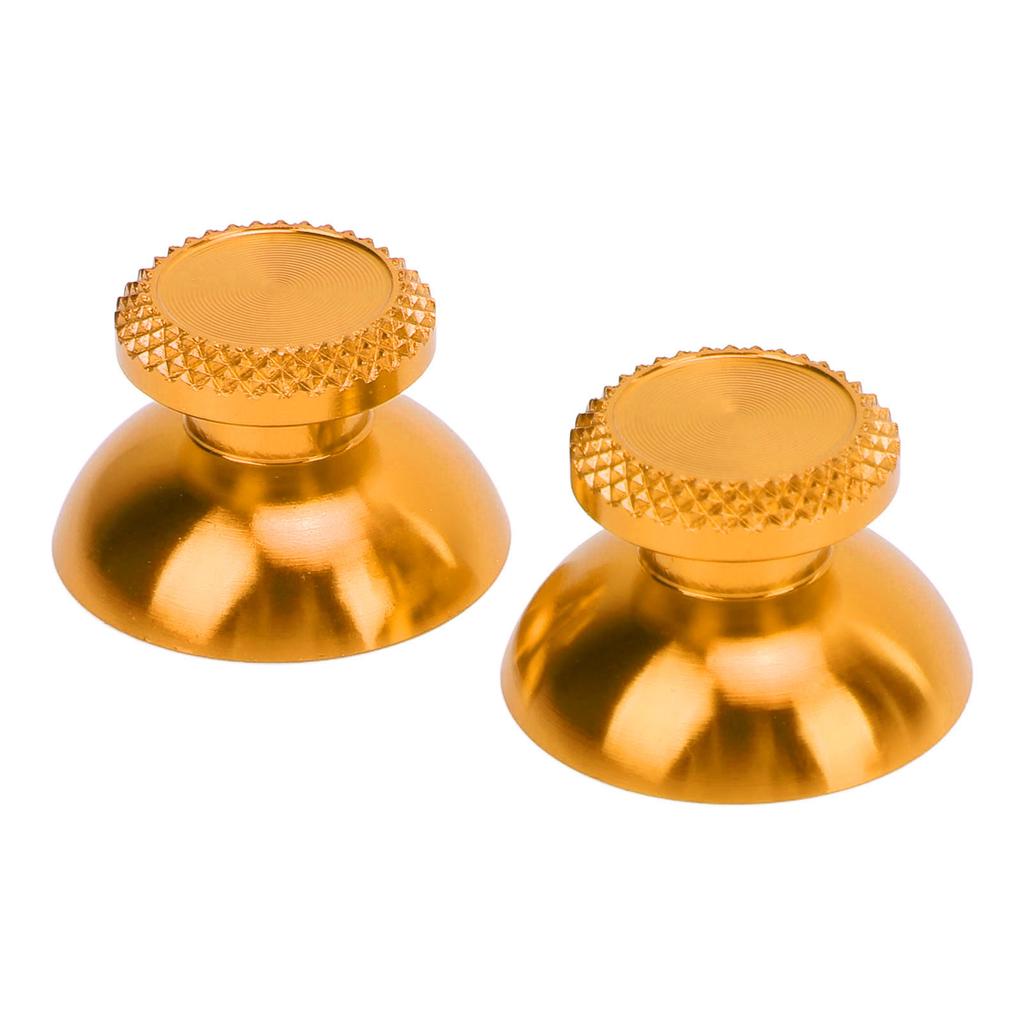 2Pcs Metal Analog Grips Stick Thumbsticks Controller Aluminum Alloy Metallic Joystick Handheld Game Console Accessories
